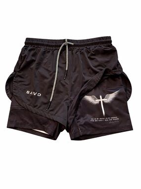 SAVD Clothing Minimal Cross Women's Performance Shorts Size XS